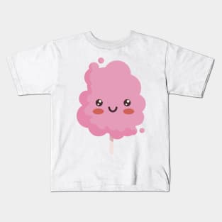 Kawaii Cute Cotton Candy Kids T-Shirt